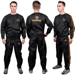 FIGHTSENSE Sauna Suit for Men and Women, Waterproof Anti-Rip Sweat Suit for Sports, Running, Boxing