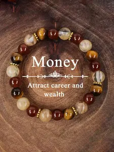 Elastic Beaded Jewelry Set for Women, Perfect Valentine Gift for Mom, Handmade Couple Accessories, Ideal for Vacation & Daily Wear, Bead Bracelets
