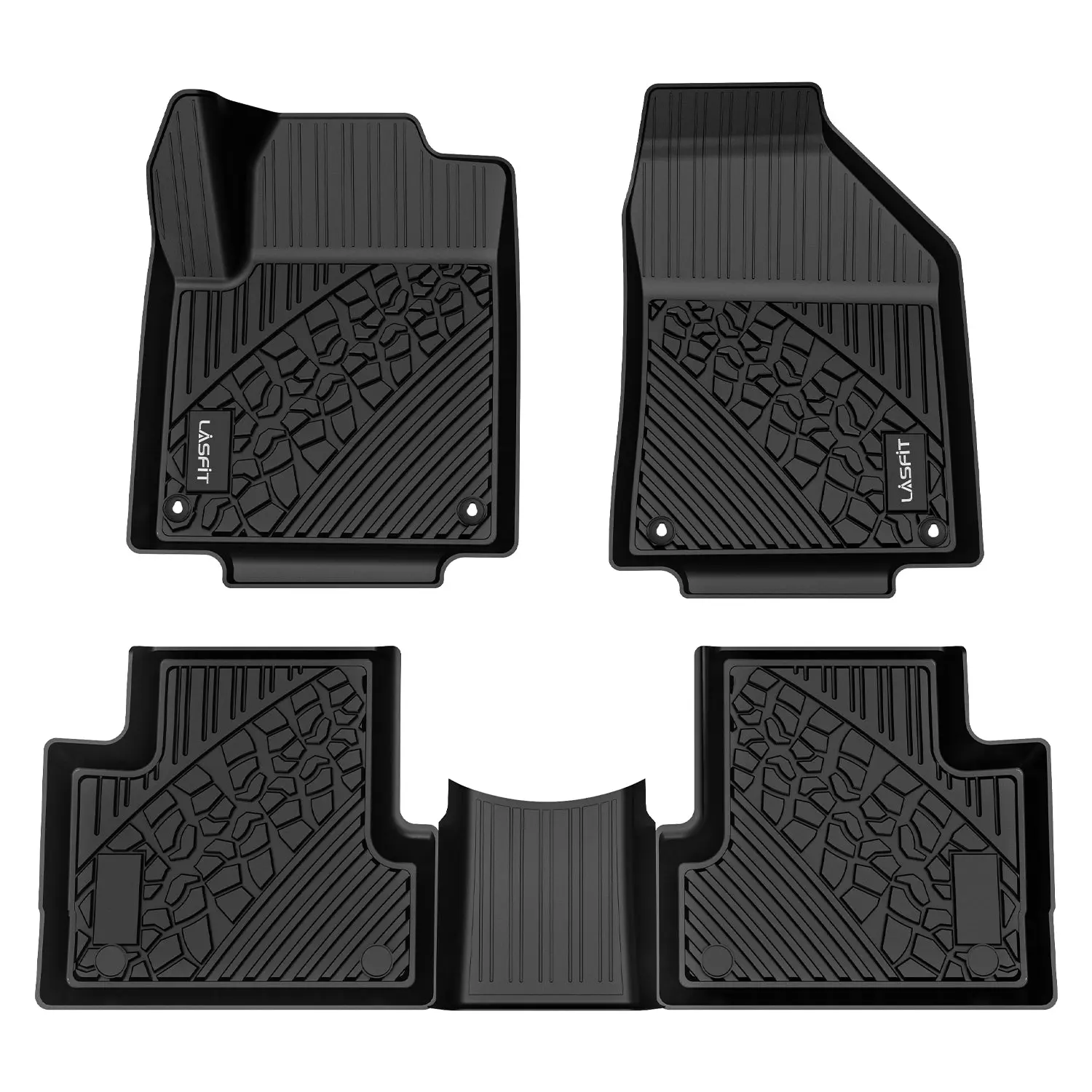 Lasfit Custom Car Floor Mats or Cargo Mat, Car Accessories for 2016-2023 Jeep Cherokee, Mat Floor Mats