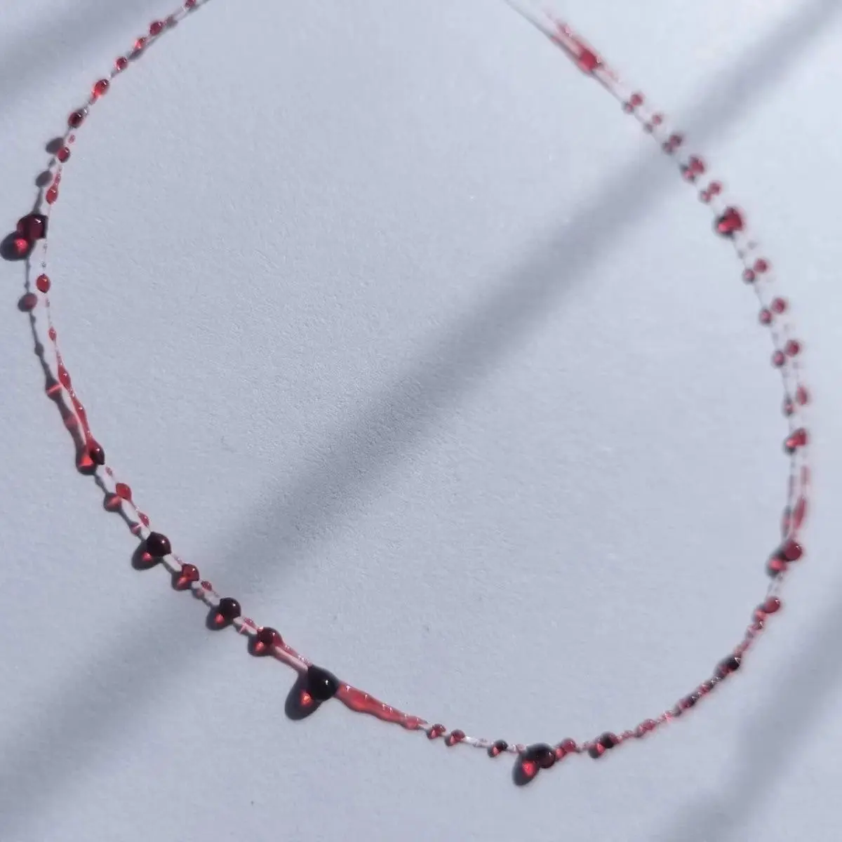 Blood Drop Bracelet for Women Goth Vampire Bracelet Red Blood Dripping String Cuff Bracelets Adjustable Cross Charm Bracelets Gothic Costume Accessories for Teen Girls