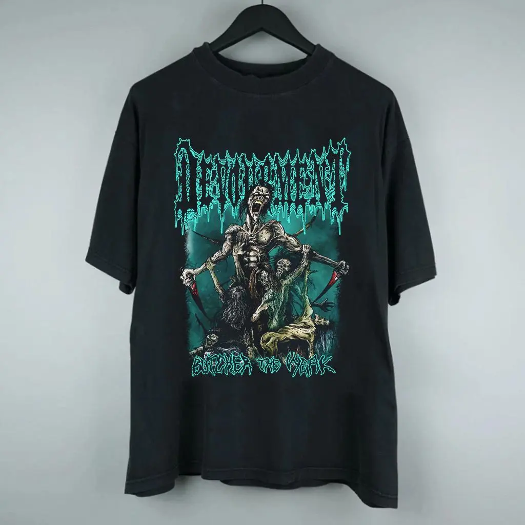 Devourment Butcher The Weak Vintage Shirt Ruben Rosas Metal Fan Collection Tee HY6215