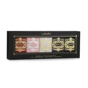 Lattafa Bade’e Al Oud Collection – 5 ml Mini Gift Set Eau de Parfum for Unisex (Honor & Glory + Sublime + Amethyst + Oud for Glory + Noble Blush)