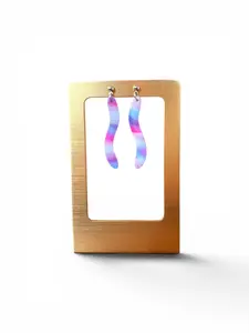 Handmade Craftsmanship Pastel Paradise Dangle Earrings