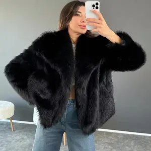 TRAF Faux Fur Coat 2025 Woman New in coats Autumn Winter Fur Plush Fluffy Jacket Warm Red Gray Black White Fur Coat Outerwears