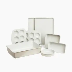 8 pc Non-Stick Ceramic Bakeware Set - By Larder & Vine