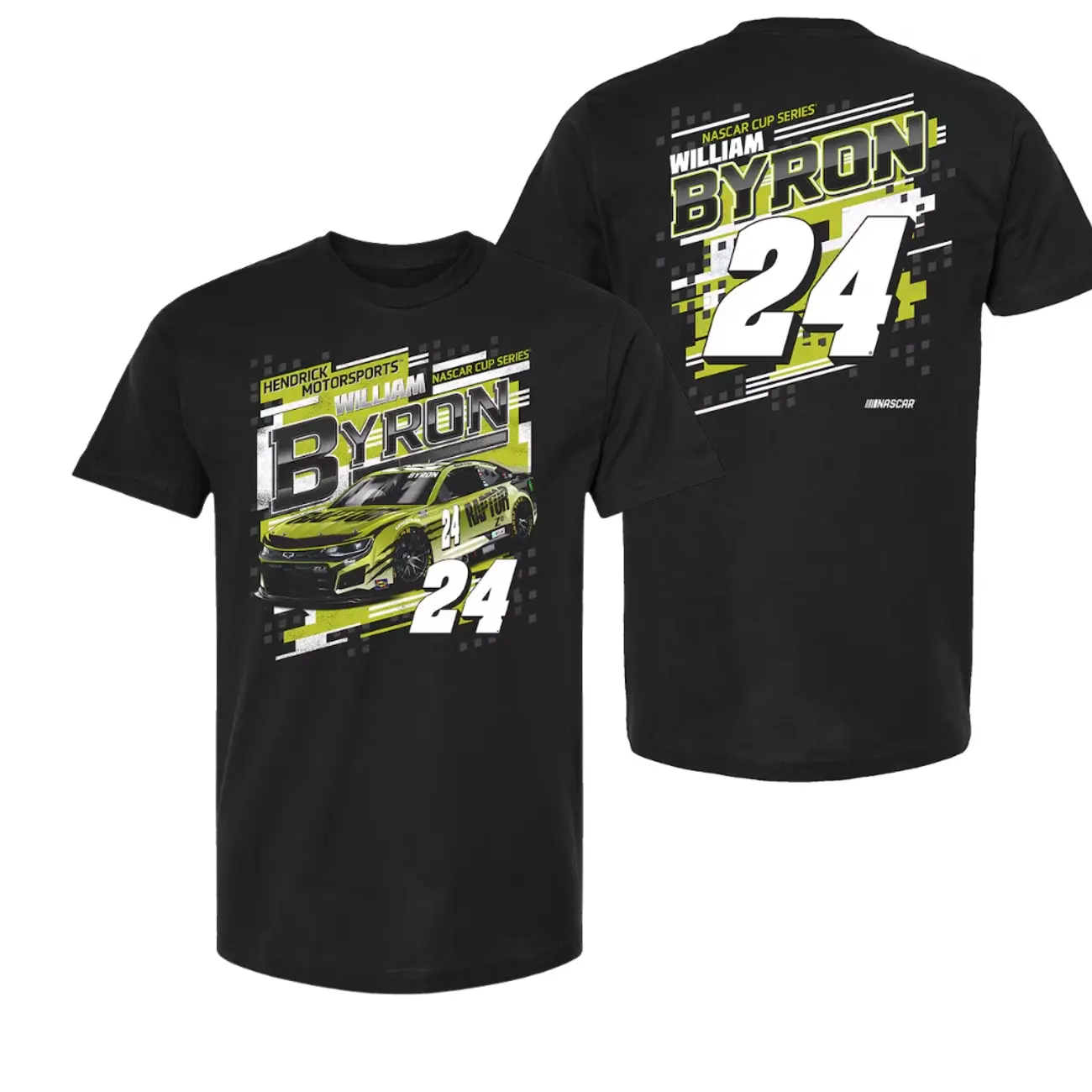 William Byron Draft T-Shirt, Hendrick Motorsports Team Shirt, Official NASCAR Racing Tee, Black Unisex Fan Shirt 2025
