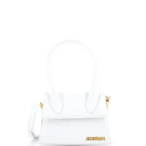 Pre-owned JACQUEMUS Leather Top Handle Bags Le Chiquito Moyen Bag by Rebag