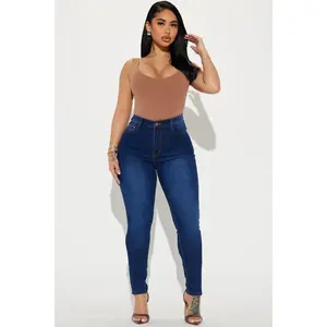 Marilyn High Waisted Skinny Jeans - Dark Wash