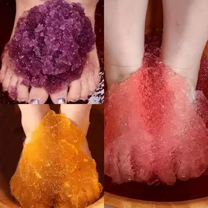 Foot Jelly Bath Spa - Crystal Jelly Spa Pedicure Spa for Tired Dry Cracked Feet Foot Salt Soak for Dead Skin Removal Foot Care for Women & Men US Thanksgiving, Blackfriday Gift