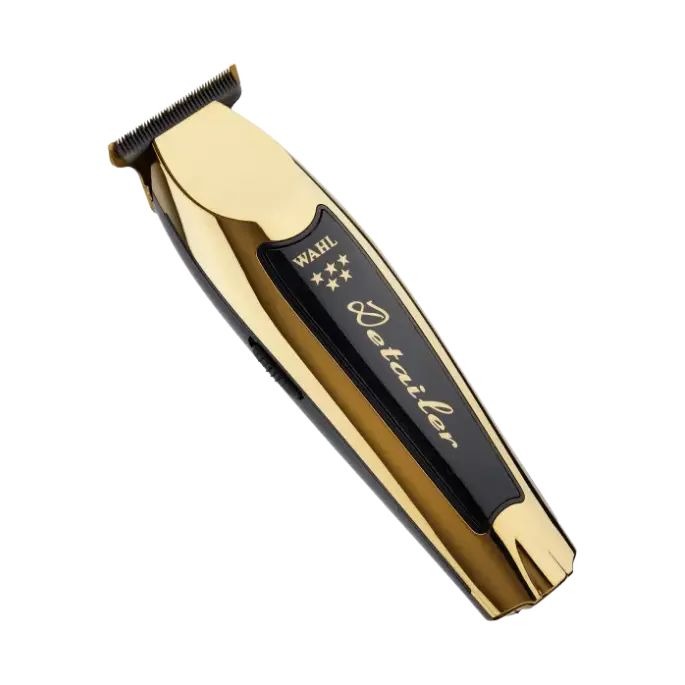 Wahl Gold Cordless Detailer Li Trimmer, Titanium Barber Hair Clipper Trimmer, Rechargeable Automatic Battery-Powered Hair Clippers, Barber Hair Clippers