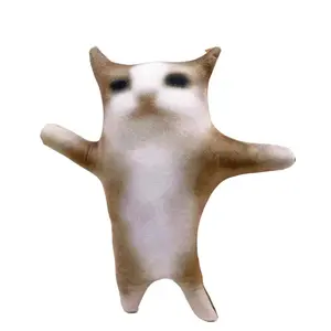 Cute Simulation Cat Plush Toy Soft Cuddly Soothing Stuffed Animal for Kids Boys Girls Home Decoration Premium Soft Short Plush Fluffy PP Cotton Filling Huggable Gift for Adults and Kids