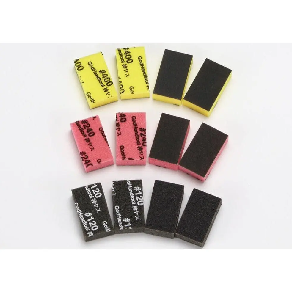 Kamiyasu-Sanding Stick 10mm-Assortment Set A (GH-KS10-A3A)