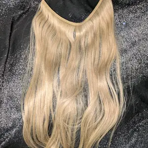 Ash Blonde Halo Extension - 20 Inch Length