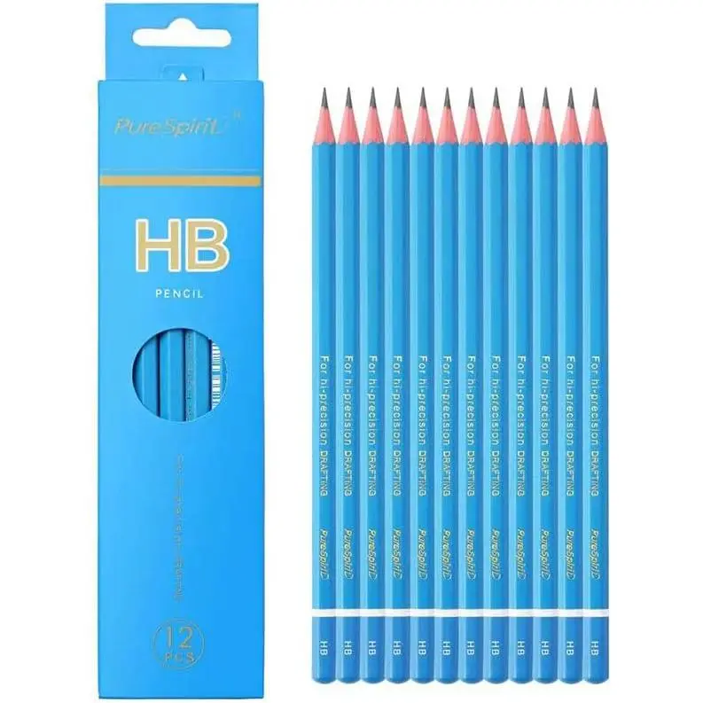 Sketch Pencils for Drawing HB, 12 count Professional Art Drawing Pencils for Shading, Sketching & Doodling | Graphite Pencil for Artists & Beginners