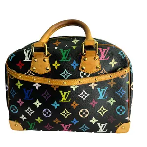 Pre-owned Leather handbag Louis Vuitton Multicolor Monogram Trouville