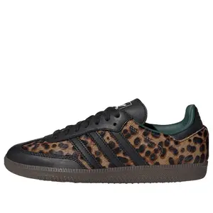 (WMNS) adidas Samba OG 'Core Black Leopard' JI2735