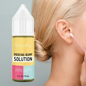 15ML Perforated Papules Solution, Moisturizing Essential Oil for Piercing Bump, Soothing Essential Oil for Keloids & Scars, Skin Care Product for Home Use, Treatment