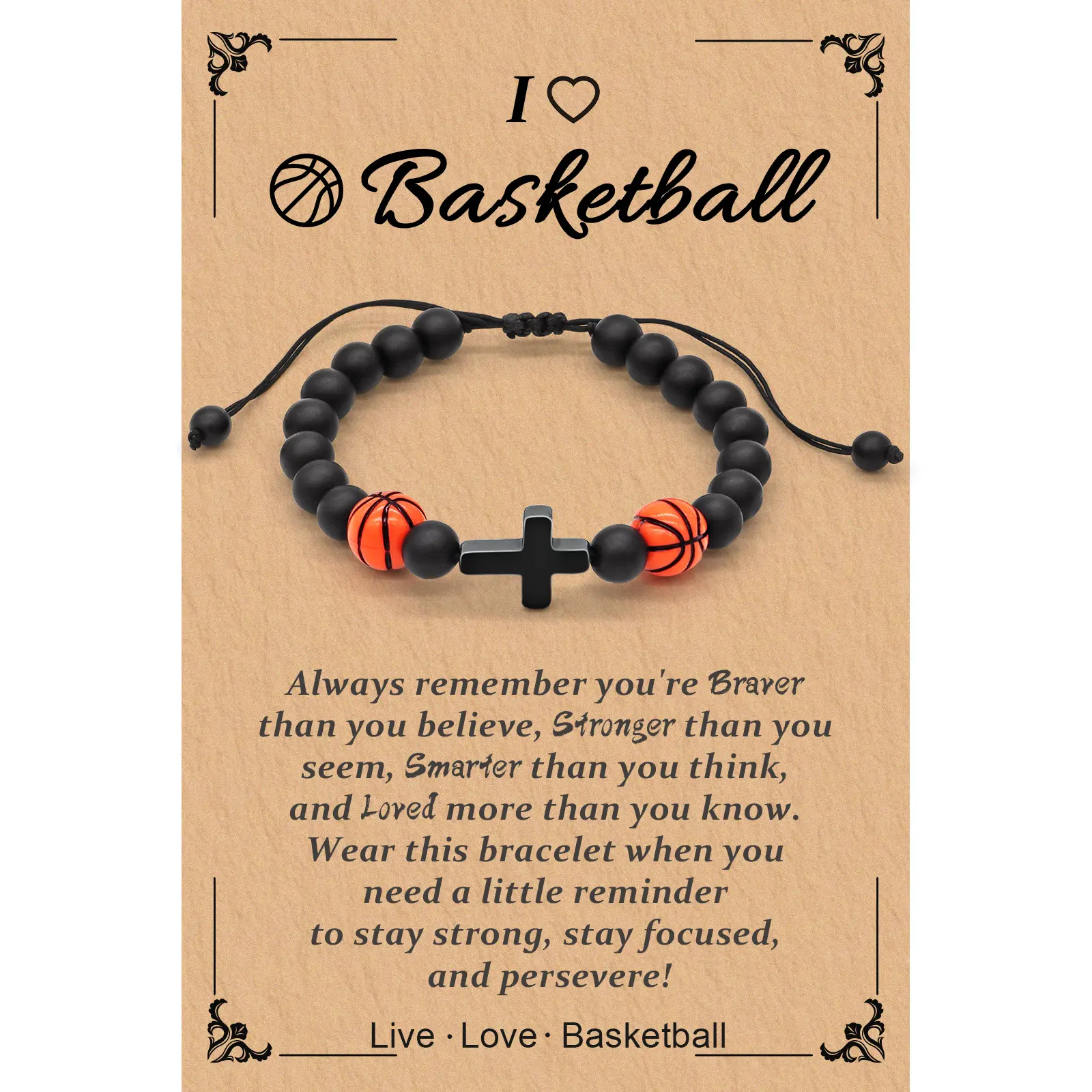 Basketball Bracelet, Sport Bracelet, Boy Bracelet, Costume Jewelry