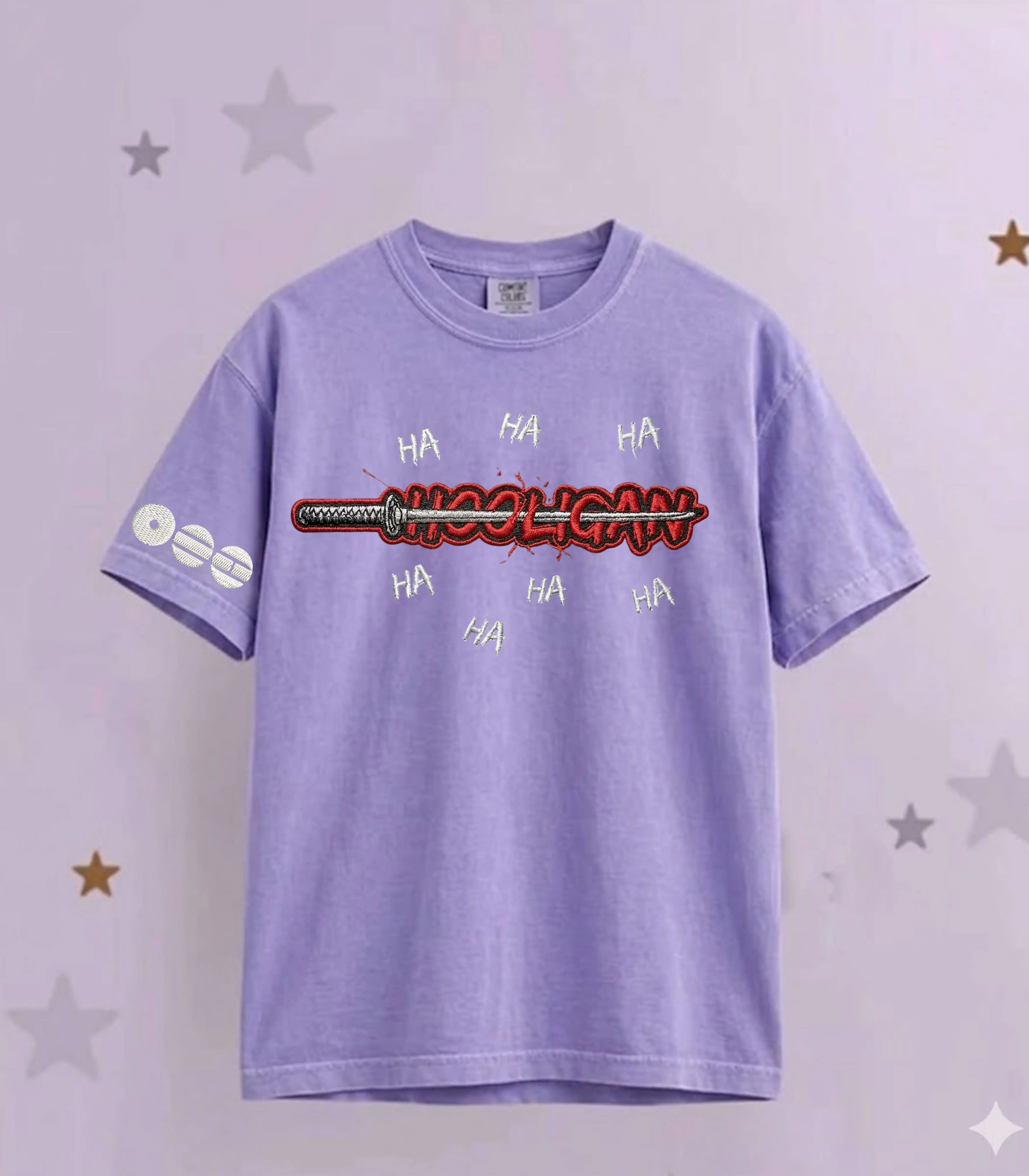 Funny Meme Hooligan Ha Ha Ha Graphic embroidery Shirt, gift for fan