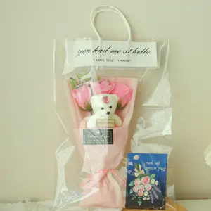 Versatile Gift Set for Special Occasions - 1 Set of Dolls & Bouquets Ideal for Birthdays Christmas Valentine's Day & Commemorative Gifts for Children Girls Boyfriends Wives Husbands