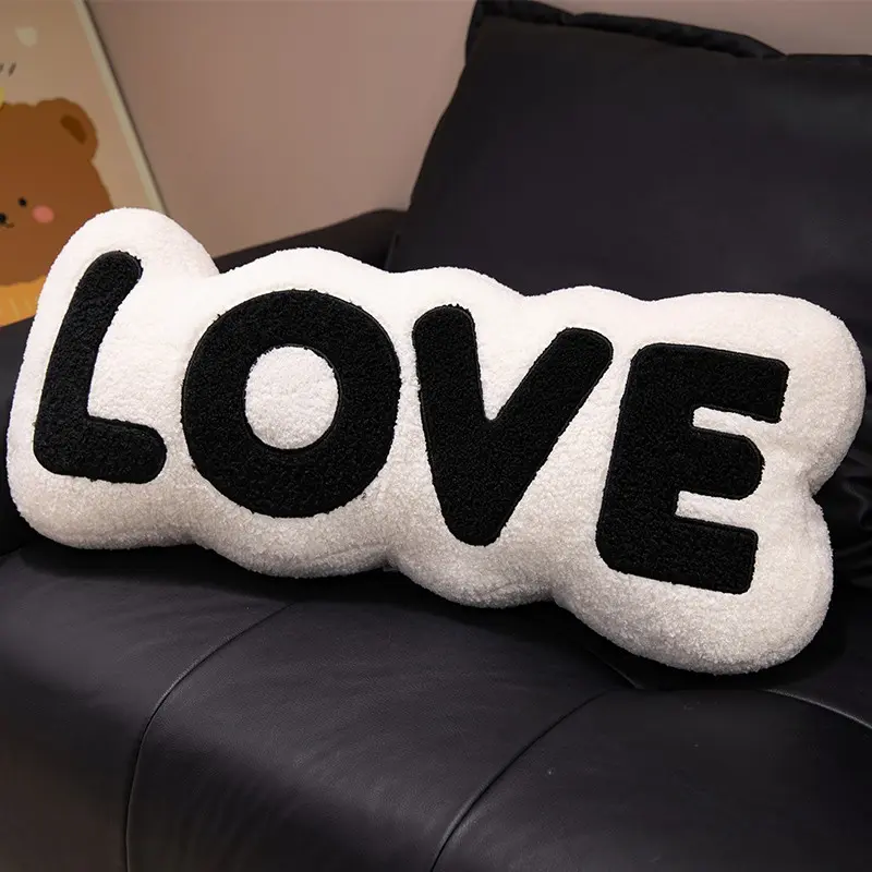 Valentine's Day Love Letter Cushion, Romantic Gift Idea, Couples Surprise Present, Comfortable Pillow with Insert, Soft Padded Cushion, Home Decor