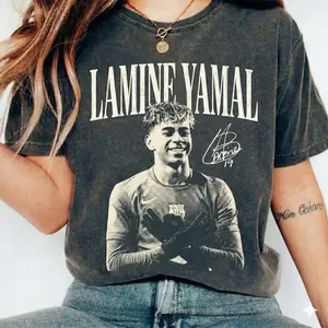 Lamine Yamal Vintage Football World Cup 2026 Shirt Unisex S-5XL, graphic Tee