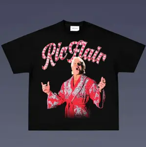 VINTAGE TEE | RIC FLAIR, Prints Vintage T-Shirt, Wrestler Shirt, WWE Shirt, Vintage Graphic Tee, Unisex T-Shirt, Gift For All Top Menswear