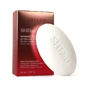 JOYLUX SHEbar Intimate Cleansing Bar Infused with Coconut, Argan & Avocado Oils for Smooth Nourishing Cleansing 90.7g