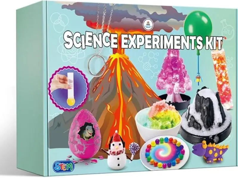 Halloween fall Gift 40+ Experiments Science Kit for Kids - Chemistry Set, Educational Toy Gift Idea for Boys and Girls Birthday Christmas S.T.E.M Scientist Learing Toy