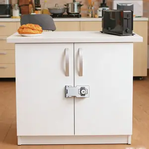 Heavy Duty Security Hasp Lock with Keys,  Versatile Keyed Hasp Lock: Secure Doors, Gates, Cabinets & More! Safety Door Locker for Enhanced Protection on Gates & Cabinets, Durable Material Catch Lock. Ideal for Freezer, Wardrobe, Storage Box, Bedroom Door.