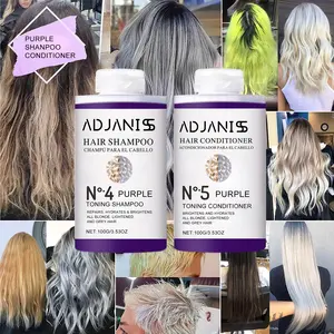 Shampoo and Conditioner Set, Haircare for Bleached Hair, Color Protection, Moisturizing, Brightening, Suitable for All Blonde, Light, Hair