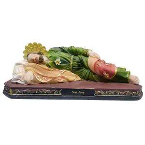San Jose Dormido 8" inch Sleeping St Joseph Statue - Statue Saint Catholic Figure Brand New  Religious Decor