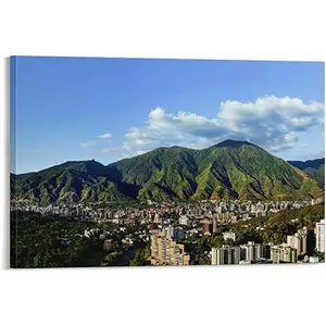 Landscape Art Poster Caracas Parque Nacional El Avila Canvas Painting Posters and Prints Wall Art Pictures for Living Room Bedroom Decor (unframed,24x36 inch) - Canvas Poster Decoration Photo Artwork Ornaments Artistic
