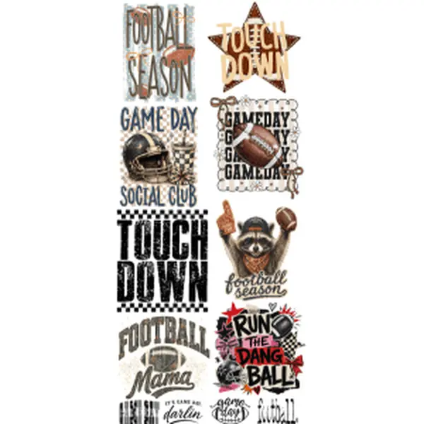Football  26 Pre-Made DTF Gangsheet