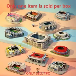3D Paper Football Stadium Puzzle, Collectible Toy for Loyal Soccer Fans, Fight with Your Team, Perfect Gift for Sports Enthusiasts