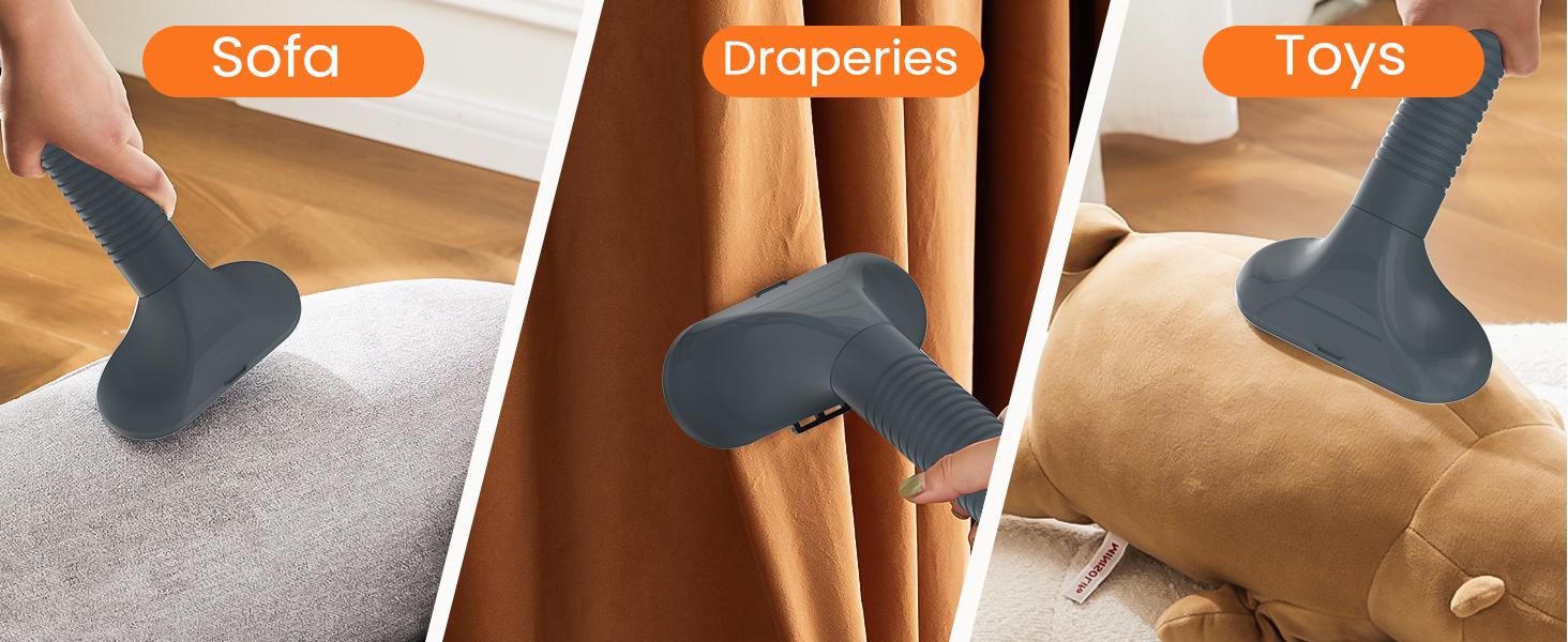 SweetFurniture Standing Garment Steamer with Roll Wheels, 1500W Powerful 1.7L Water Tank for 55 Minutes Continuous Steaming, Professional Wrinkle