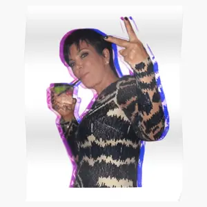 Kris Jenner Poster - Chic and Stylish Wall Art for Fans of the Iconic Celebrity