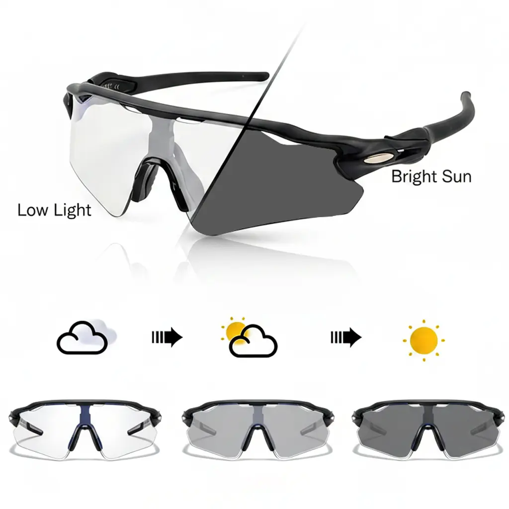 Amzsee Sports Sunglasses - TR90 Frame with PC & Rubber Accents, Colorful Polarized UV-Protection Lenses, Anti-Wind & Sandproof Unisex Eyewear for Cycling, Driving, Anti-Wind & Sand,summerwins stylish sport uv400 anti-glare lens campingessentials