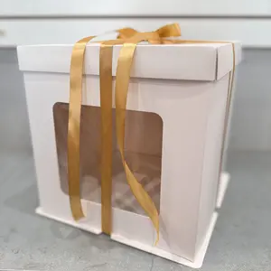 Tall Cake Boxes with Window