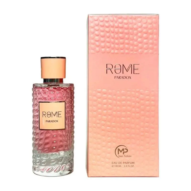 Bharara Rome Paradox Eau de Parfum 3.4 Oz 100ml - Modern Energy & Urban Sophistication with Citrus, Florals, Vanilla, Woods, and Musk