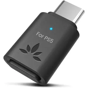 Gaming-USB-C Bluetooth 5.3 Audio Adapter For PS5, Qualcomm Chip, aptX Adaptive & HD, Premium Sound, Works With AirPods, Bose Headphones & More