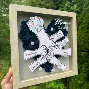 Holding Hands Shadow Box