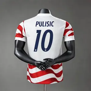 Unisex USA Soccer Jersey -Red-White-Blue Quick-DryMoisture-Wicking Crew Tee, Quality FanAlternative Top, Sporty T-Shirts, SmallBusiness Support, Versatile MenswearOption