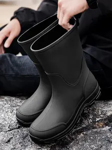 Men's & Women's High-Quality Anti-Slip Rain Boots with Cuff, Waterproof Kitchen Shoes, Garden Shoes, Motorcycle Boots, Fishing Shoes, Slip Resistant Boots, Slip On Boots, Waterproof Outdoor Footwear
