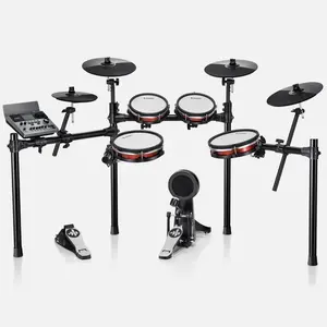 Donner DED-70 Electronic Drum Set Quiet Mesh Pads Electric Drum Kit