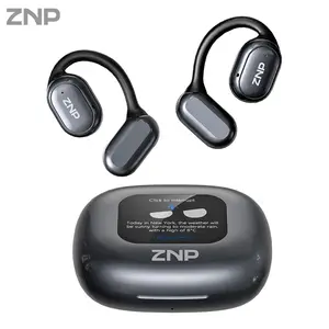 Open Earphone Znp N01 LED Display Hi-Fi Sound Interactive Dialogue Companion Ideal for Running Driving Work