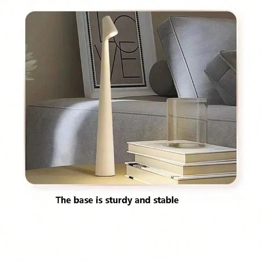 Slim Compact Handheld Portable LED Table Lamp - USB Charging, Mobile USB Rechargeable ABS Desk Light for Home Improvement Novelty Lighting Decor, Usb Powered Light