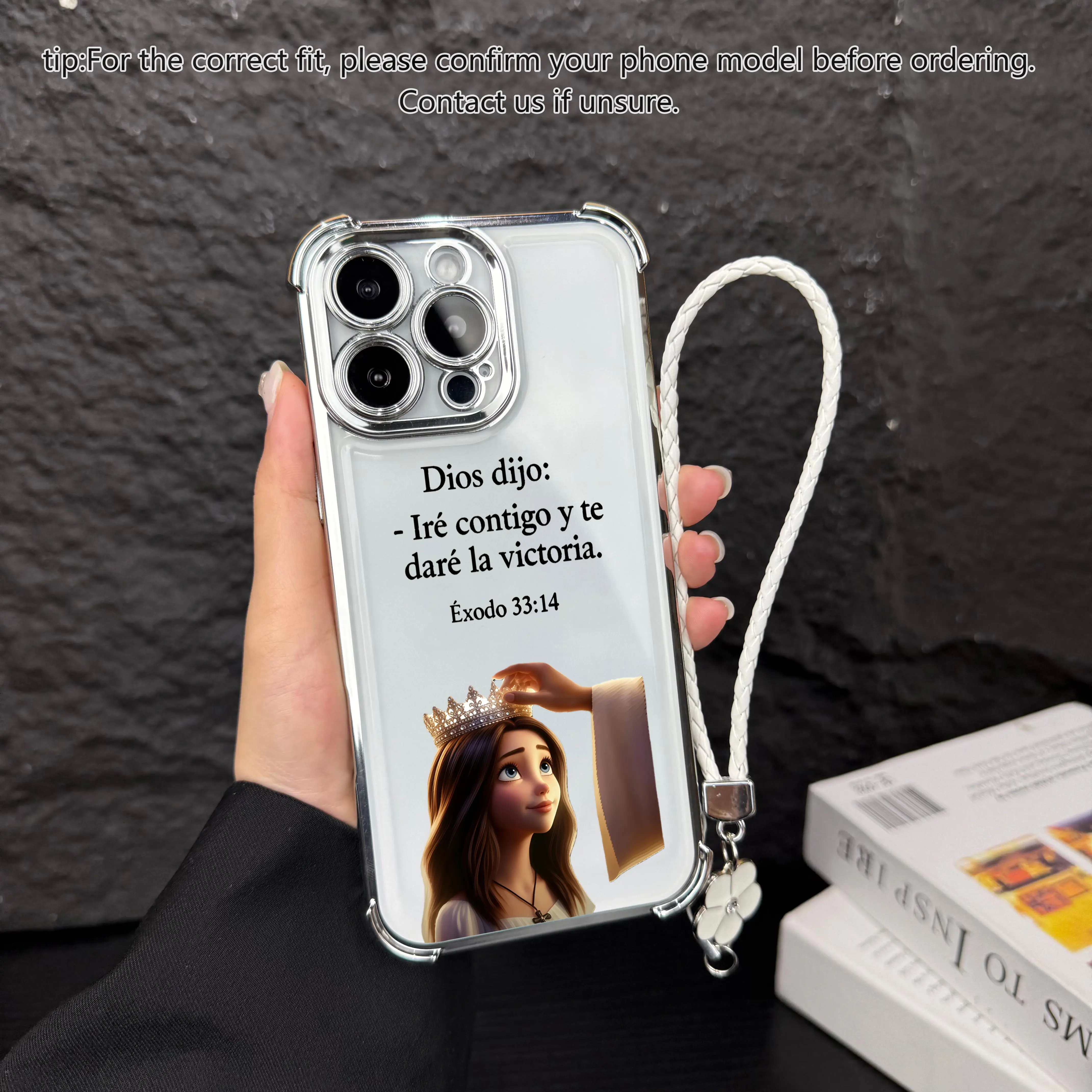 silver+Clover lanyard