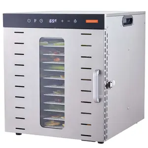 Food Dehydrator Machine, 10 Stainless Steel Trays, 1000W Electric Food Dryer with Digital Adjustable Timer & Temperature for Jerky, Herb, Meat, Beef, Fruit, Dog Treats and Vegetables