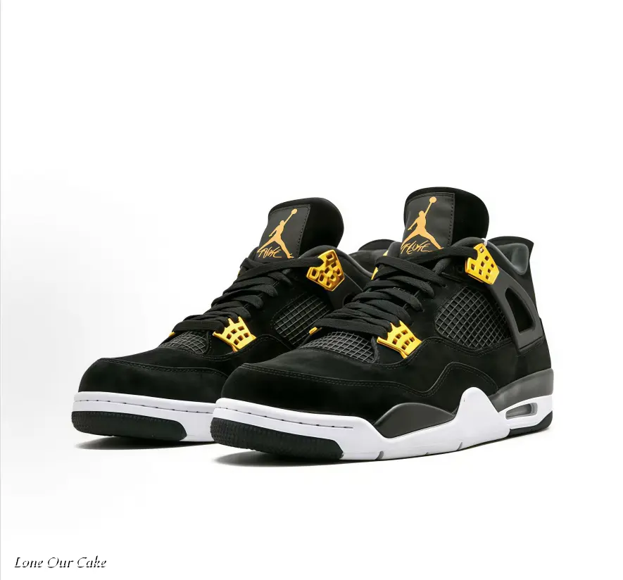 Mid Top Basketball Sneakers | Suede & Mesh Upper | Black Yellow Two-Tone | White Midsole | Black Rubber Outsole With Air Cushion | For Basketball Daily Street Wear, Suitable For Men & Women